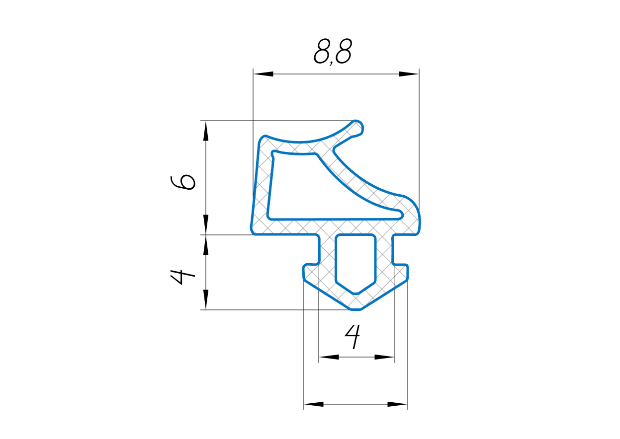 Уплотнитель KBE 229